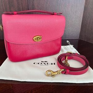 Coach Cassie in Bright Cherry Colorblock